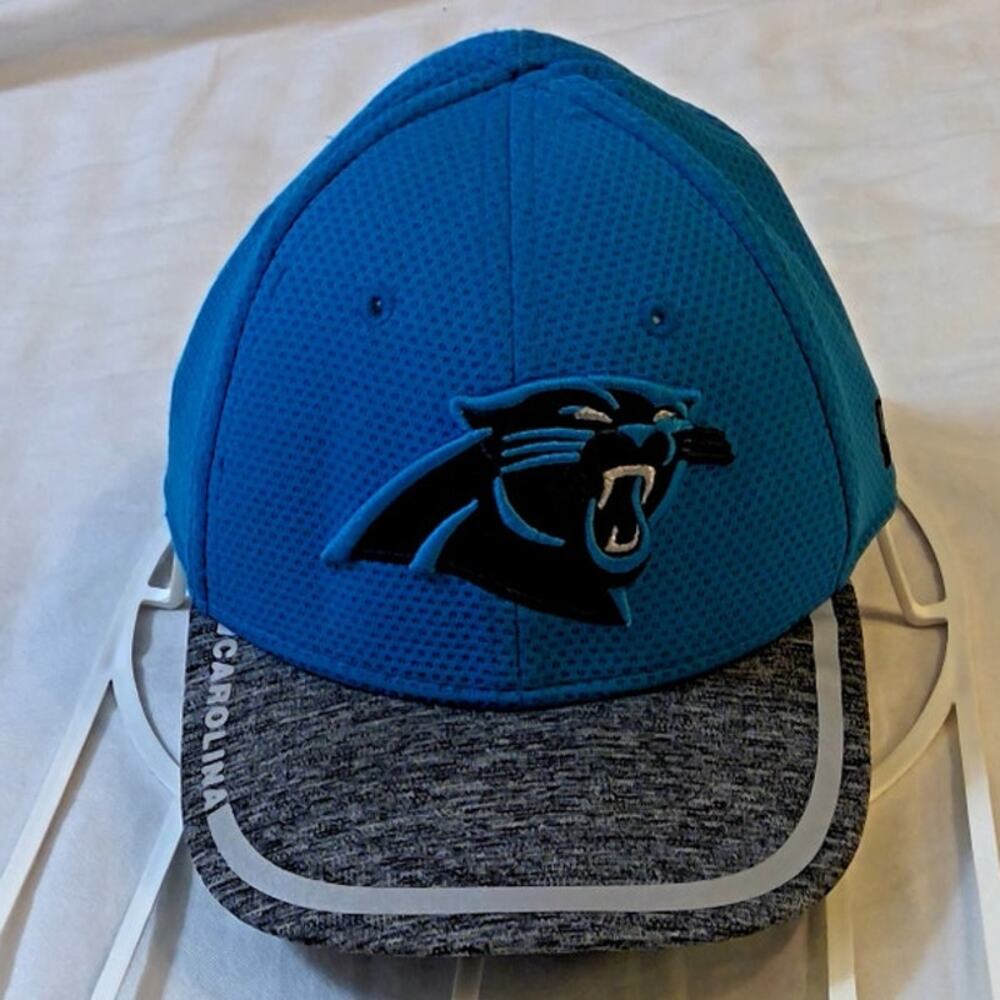 New Era Carolina Panthers Child's 39Thirty 2016 Training Camp Hat Blue/Gray NFL
